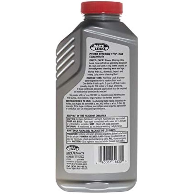 Bar's Leaks 1630 POWER STEERING STOP LEAK - 11 OZ,GREY - Image 2
